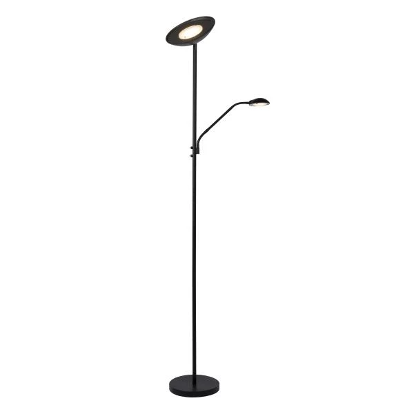 Lucide ZENITH - Lampadaire / lampe de lecture - LED Dim. - 3000K - Noir - détail 5